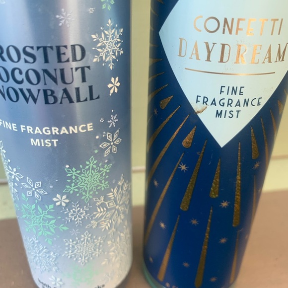 Bath & Body Works Frosted Coconut Snowball & confetti Daydream Mist - Picture 3 of 3
